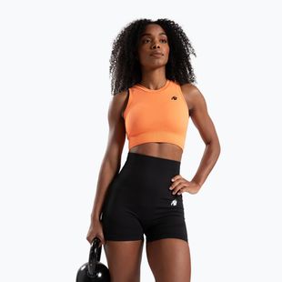 Дамски топ за тренировка Gorilla Wear Olivia Crop orange