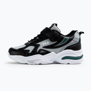 Детски обувки FILA Madrun Velcro black/posy green