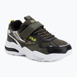 Детски обувки FILA Madrun Velcro olive night