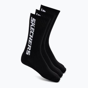 Чорапи SKECHERS Terry Crew 1/2 3 pack black
