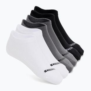 Чорапи SKECHERS Non Terry Low Cut white/grey