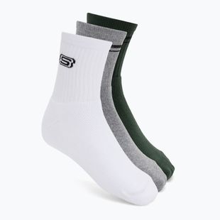 Чорапи SKECHERS Full Terry Low Crew grey/green