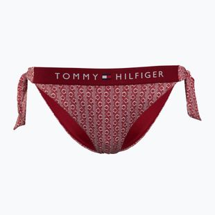 Долнище на бански костюм Tommy Hilfiger Cheeky Side Tie Print floral stripe regatta red