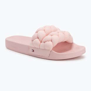Дамски чехли Tommy Jeans Braided Slide delicate pink