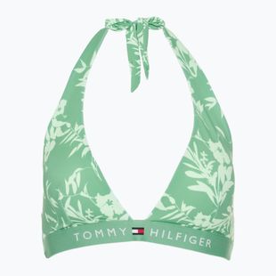 Горнище на бански костюм Tommy Hilfiger Halter Rp Print floral tropical aop fort green 