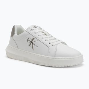 Calvin Klein мъжки обувки YM0YM00681 Chunky Cupsole Monologo Lth triple bright white/rock ridge