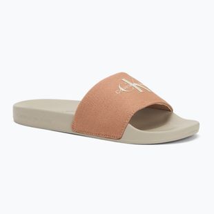 Дамски чехли Calvin Klein YW0YW01835 Slide Monogram Wn tuscany/eggshell