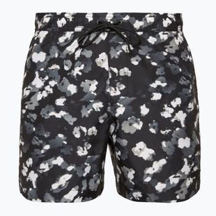 Мъжки шорти за плуване Calvin Klein KM0KM01162 Medium Drawstring-Print layered floral black 