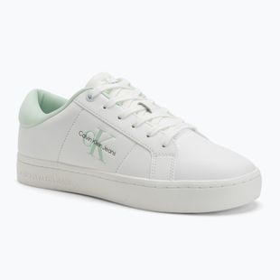 Calvin Klein дамски обувки YW0YW01444 Classic Cupsole Lowlaceup Lth Wn bright white/moonlight jade
