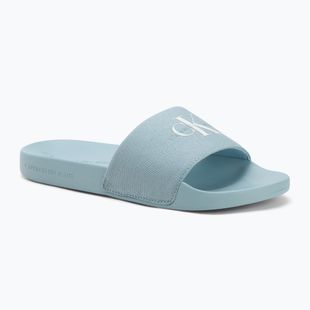Дамски чехли Calvin Klein YW0YW01835 Slide Monogram Wn triple cloud blue