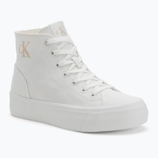 Calvin Klein дамски маратонки YW0YW01764 Vulc Flatform Mid Cv Mg triple bright white