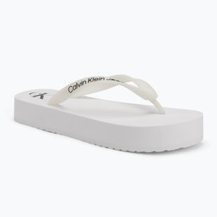 Дамски джапанки Calvin Klein YW0YW01830 Beach Sandal Flatform Tpu bright white/black