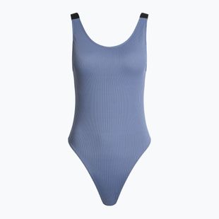 Дамски бански костюм от една част Calvin Klein KW0KW02754 Intense Power Rib Scoop Back One Piece-RP grisaille