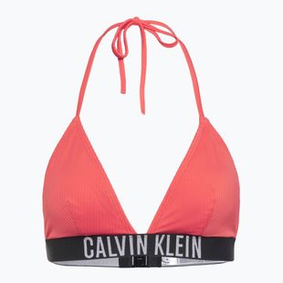 Горнище на бански костюм Calvin Klein KW0KW02750 Intense Power Rib Triangle-RP brilling coral