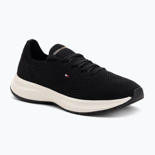 Дамски обувки Knit Runner black на Tommy Hilfiger