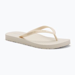 Дамски плажен сандал с каишка Tommy Hilfiger ivory petal flip flops