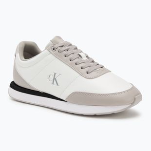 Дамски обувки Calvin Klein YW0YW01942 Retro Runner Lace Up Leather MG bright white/chateau