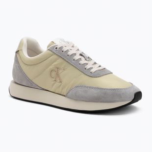 Дамски обувки Calvin Klein YW0YW01990 Retro Runner Lace Up Nylon MG green haze/grey/green/cashew