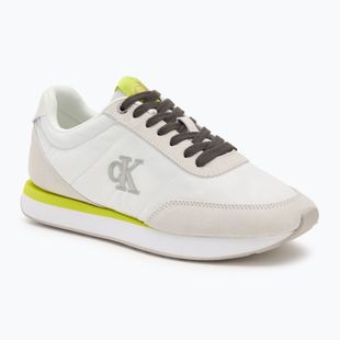 Дамски обувки Calvin Klein YW0YW01990 Retro Runner Lace Up Nylon MG white/evening primrose/lily white
