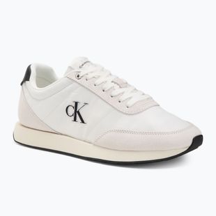 Мъжки обувки Calvin Klein YM0YM01361 Retro Runner Essential MIX MAT bright white/black