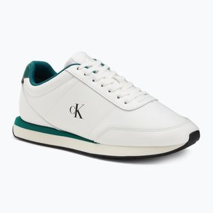 Мъжки обувки Calvin Klein YM0YM01355 Retro Runner Essential Leather bright white/galapagos