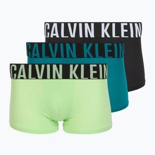 Боксерки Calvin Klein 000NB3775A Trunk 3 чифта black/teal breeze/forest freeze