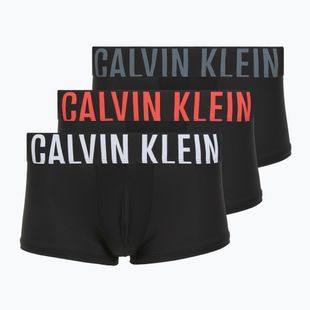 Боксерки Calvin Klein 000NB3611A Low Rise Trunk 3 чифта black bodies/white/turbulence/velvet