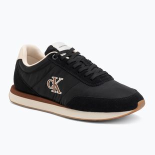 Мъжки обувки Calvin Klein YM0YM01361 Retro Runner Ess Mix Mat black/light cashew