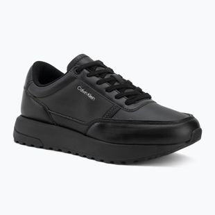 Мъжки обувки Calvin Klein HM0HM02146 City Runner Laceup Leather triple black