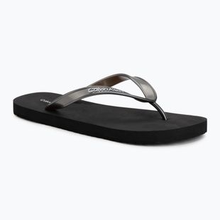 Дамски джапанки Calvin Klein HW0HW02956 Tpu Metallic triple black