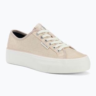 Дамски обувки Calvin Klein HW0HW02970 Vulc Flatf Laceup Ripst whisper pink/key largo