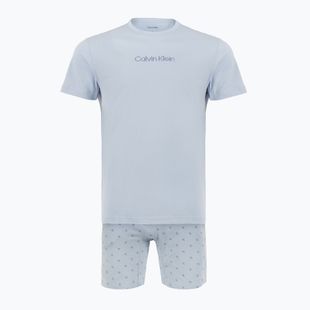 Мъжка пижама Calvin Klein LV00NM2900 breezy blue top w/diamond logo