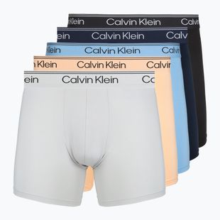 Мъжки боксерки Calvin Klein LV00NB4413 Brief 5 pairs light cast/shoreline/peach bliss/bl