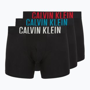 Боксерки Calvin Klein 000NB3609A Boxer Brief 3 чифта black w/oatmeal logo/black w/age
