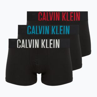 Боксерки Calvin Klein 000NB3609A Boxer Brief 3 чифта black w/oatmeal logo/black w/age