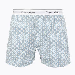 Боксерки Calvin Klein LV00NM2831 Boxer Trad icon cotton emblem chalk/gulf blue