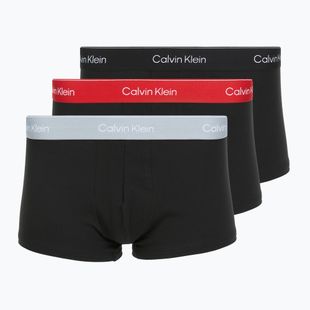 Боксерки Calvin Klein LV00NB4389 Low Rise Trunk 3 чифта black/adrenaline rush/white/black