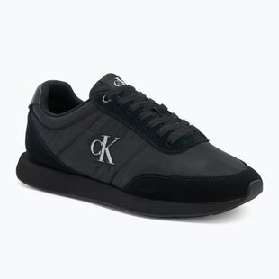 Мъжки обувки Calvin Klein YM0YM01361 Retro Runner Essential MIX MAT triple black