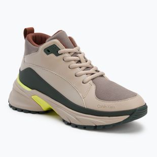 Мъжки обувки Calvin Klein YM0YM01418 Hike Runner Mid Laceup Tech Mix desert taupe/smog/sorrel/thyme