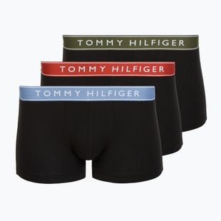 Боксерки Tommy Hilfiger Trunk WB 3 чифта brick blue/terra red/army green