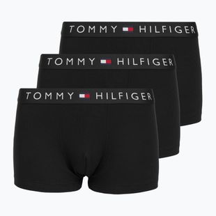 Боксерки Tommy Hilfiger Rib Trunk 3 чифта black/black/black