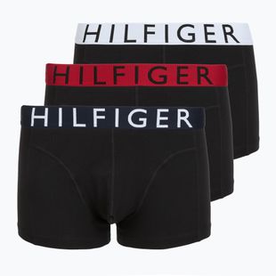 Боксерки Tommy Hilfiger Trunk WB 3 чифта medium red/tommy hilfiger white/desert sky