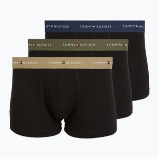 Мъжки боксерки Tommy Hilfiger Trunk WB 3 pairs army green/wdg blue/ptch blue