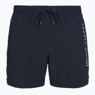 Мъжки плажни шорти Tommy Hilfiger Medium Drawstring Zip Pocket desert sky