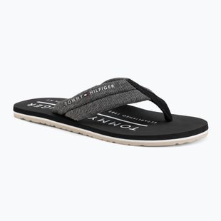 Мъжки джапанки Tommy Hilfiger Chambray Beach Sandal black