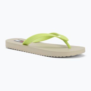 Дамски джапанки Tommy Jeans Logo Summer white clay/lime essence