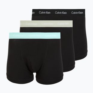 Мъжки боксерки Calvin Klein 0000U2662G Trunk 3 чифта black w plume wb/black w misty sag