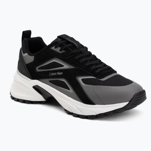 Мъжки обувки Calvin Klein HM0HM02220 Hike Runner Stripe Mix Nylon Suede black/granite road