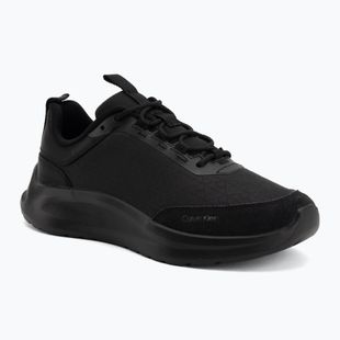 Мъжки обувки Calvin Klein HM0HM02343 Light Eva Runn Laceup AOP triple black