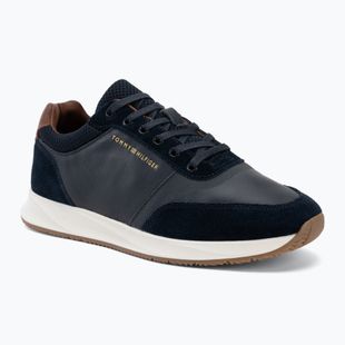 Мъжки обувки Tommy Hilfiger Runner Suede Mix tracksuits desert sy